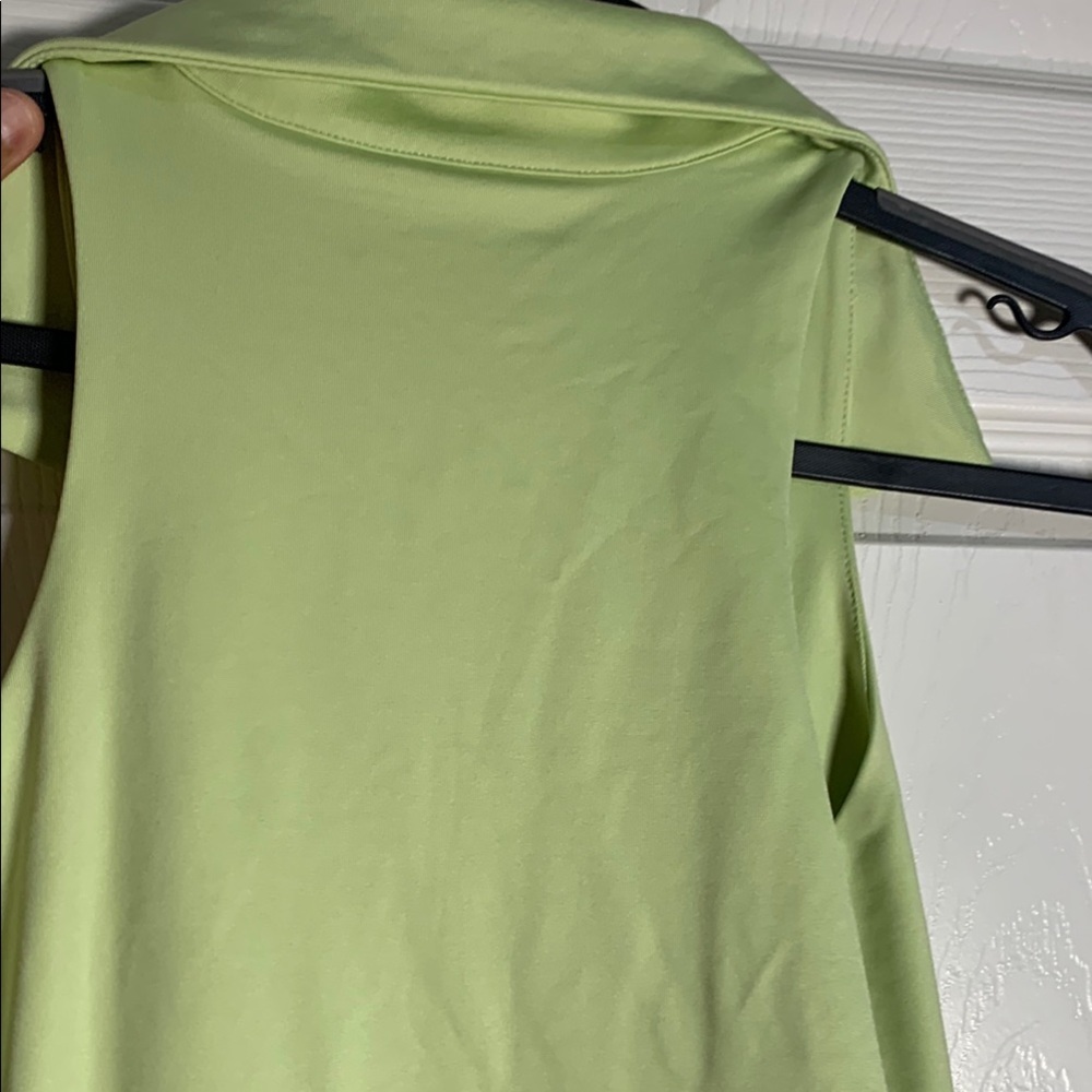 Lime Green Sleeveless Dress - Picture 7 of 8